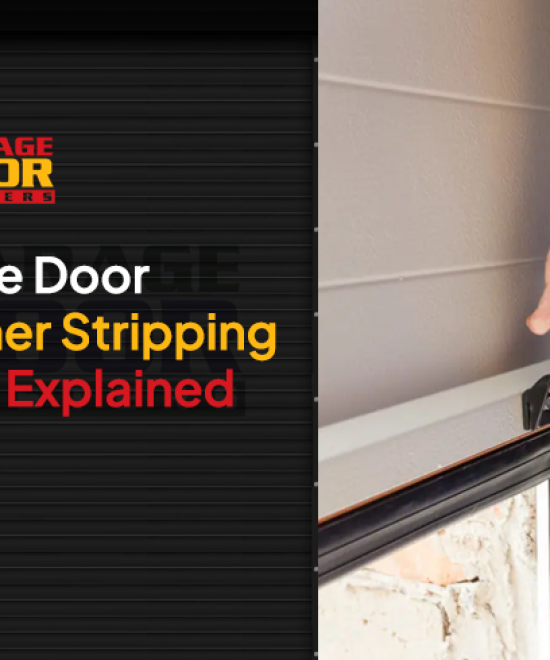 Garage Door Weather Stripping & Seal Explained 101