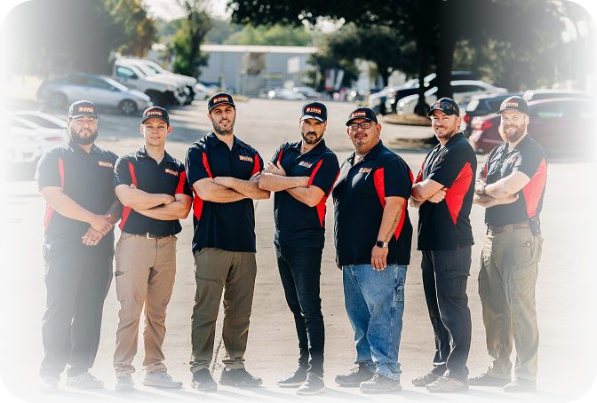 The Garage Door Masters crew
