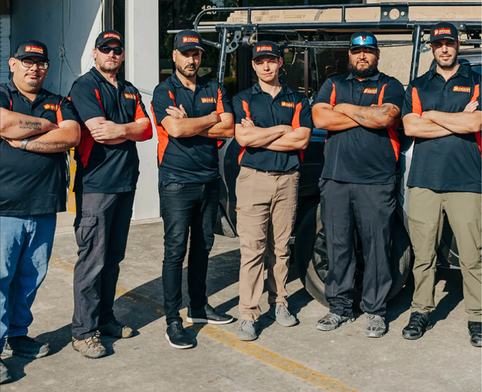 The Garage Door Masters technician team