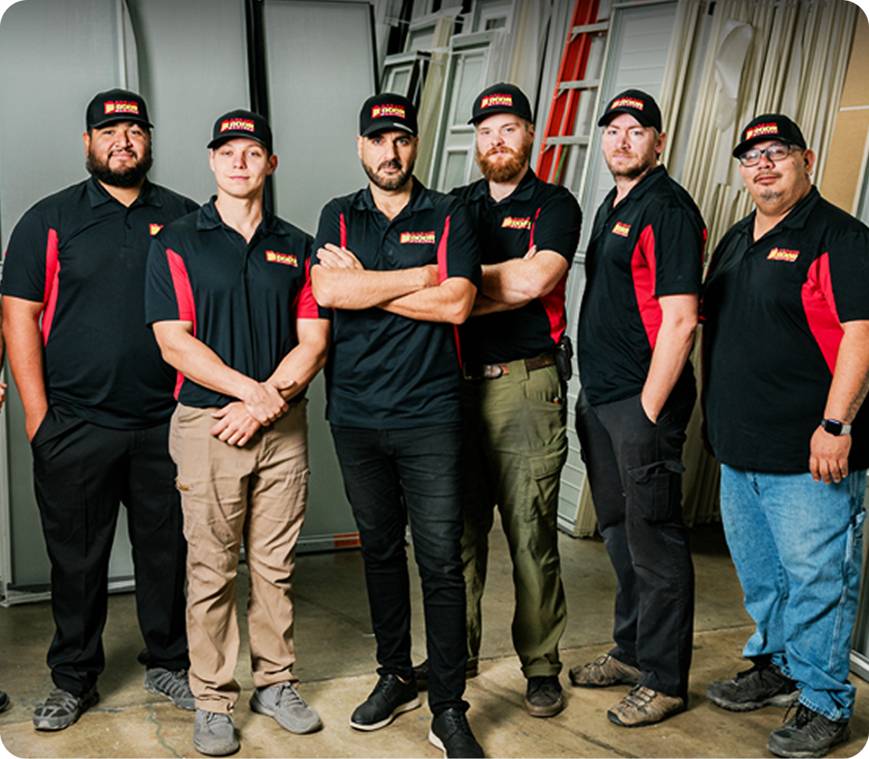 The Garage Door Masters technician team